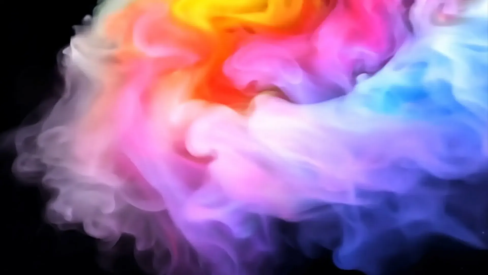 Color Burst Cloud Overlay for Festival Promos and Celebration Videos